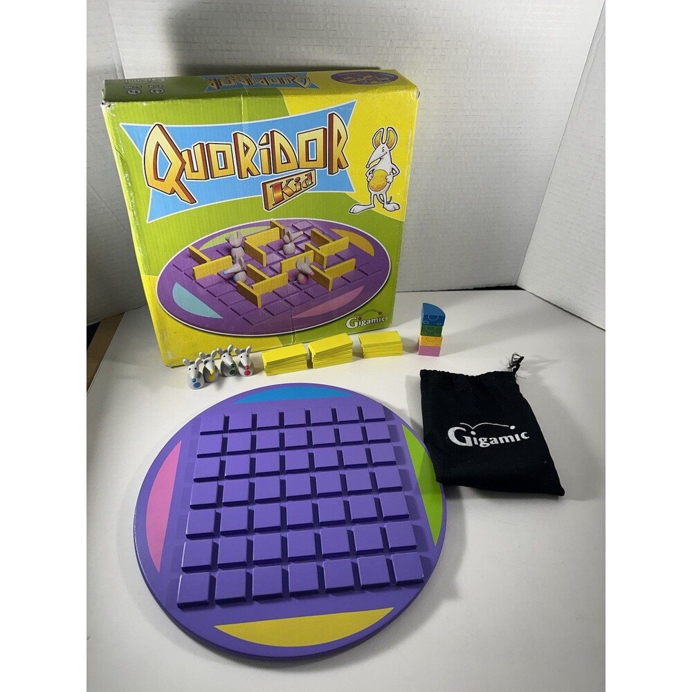 Quoridor Kid Gigamic Mouse Maze Game 2003 Missing Instructions 5+ 2-4 Players